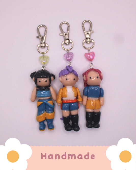 Kpop Demon Hunters Handmade Polymer Keychain