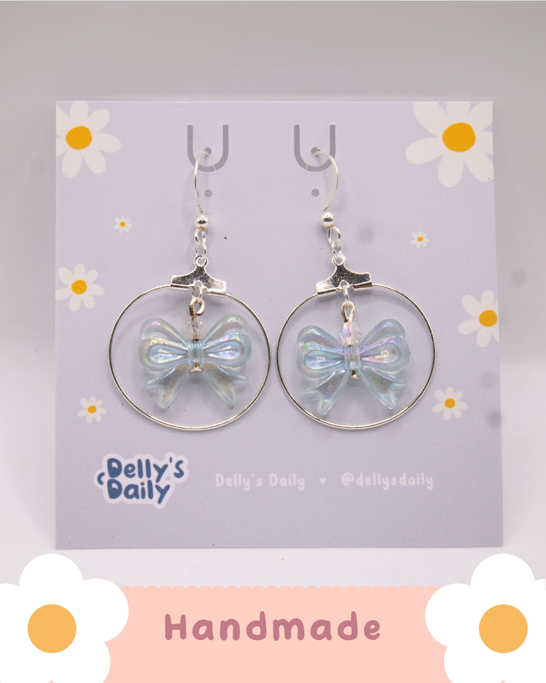Delly's Daily Ribbonaire Handmade Earrings